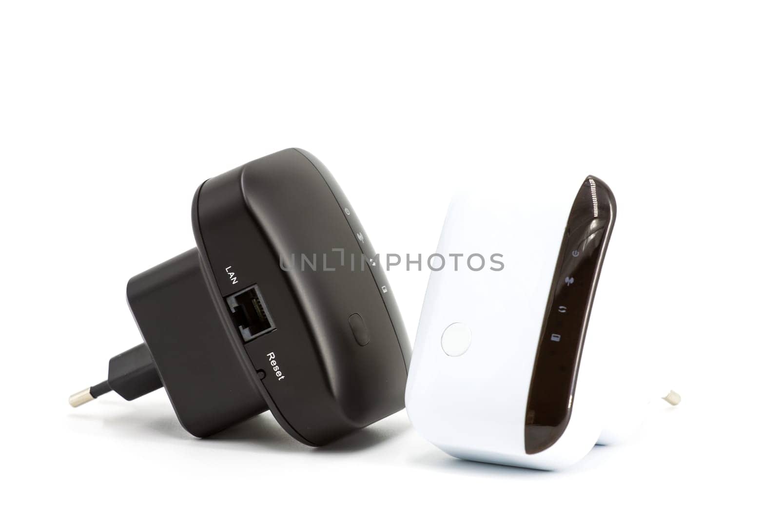 Wireless WiFi Repeater for your home network on a white background