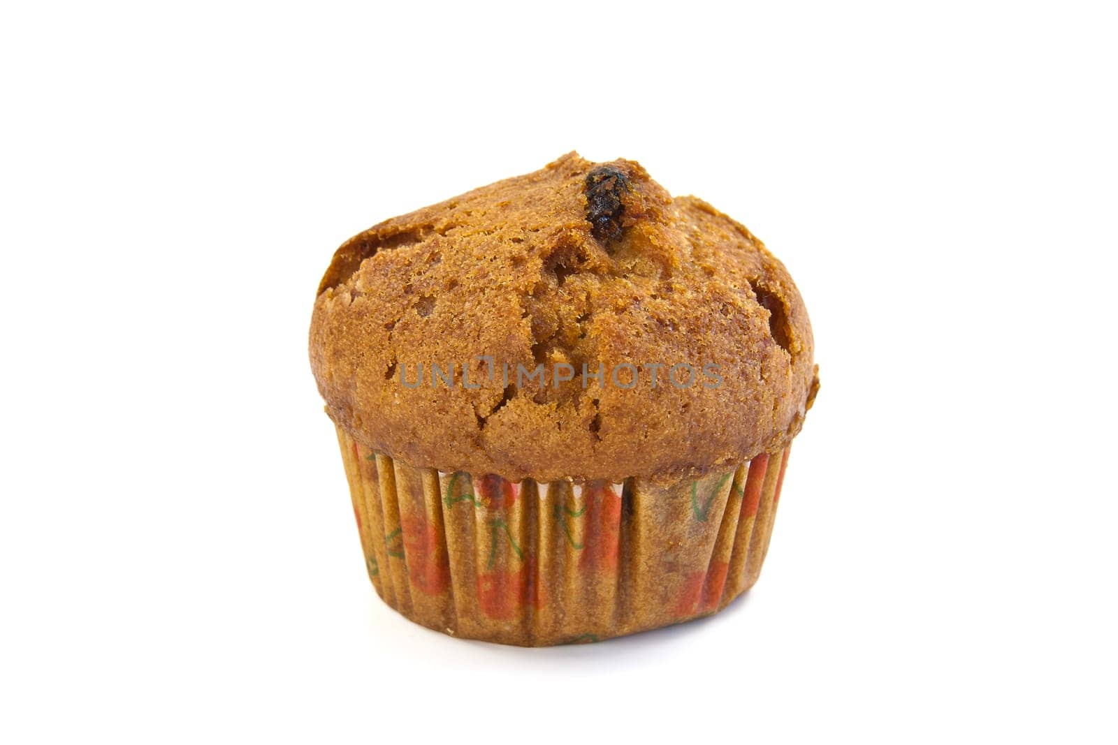 Muffin with fruit prepared traditional home recipe