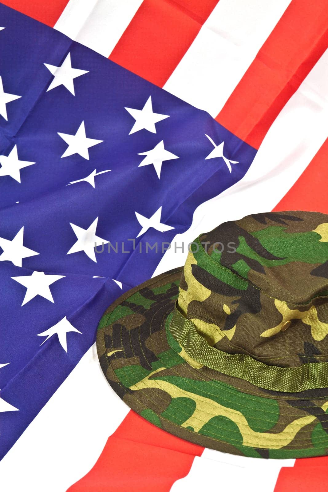 Military equipment - camouflage hat part of the battle attire of the armed forces