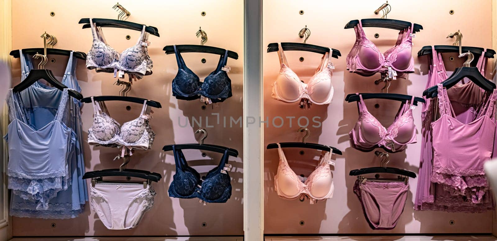 SINGAPORE - MAY 11, 2024: Interior of Victoria's Secret store, an American designer, manufacturer, and marketer of women's lingerie, womenswear, and beauty products