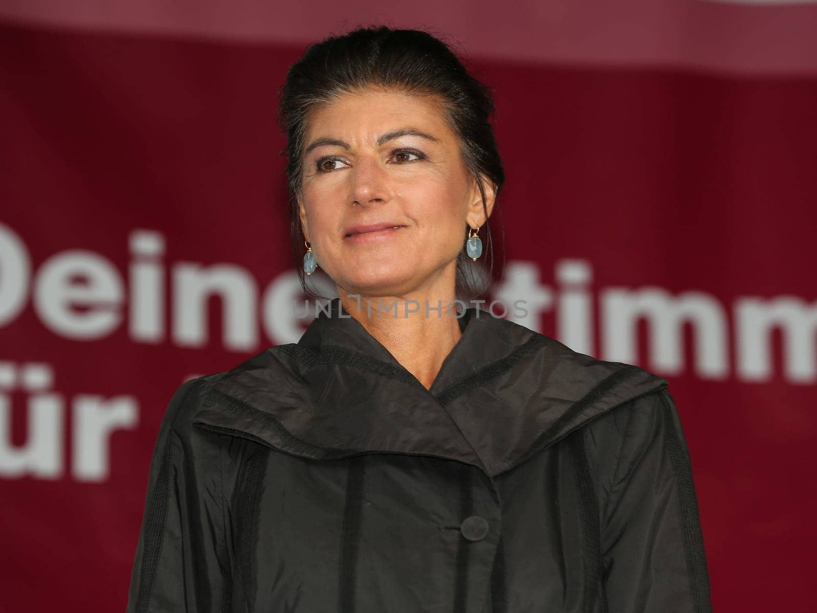Sahra Wagenknecht (BSW) bei Wahlkampfveranstaltung vom Bündnis Sahra Wagenknecht in Magdeburg am 05.06.2024