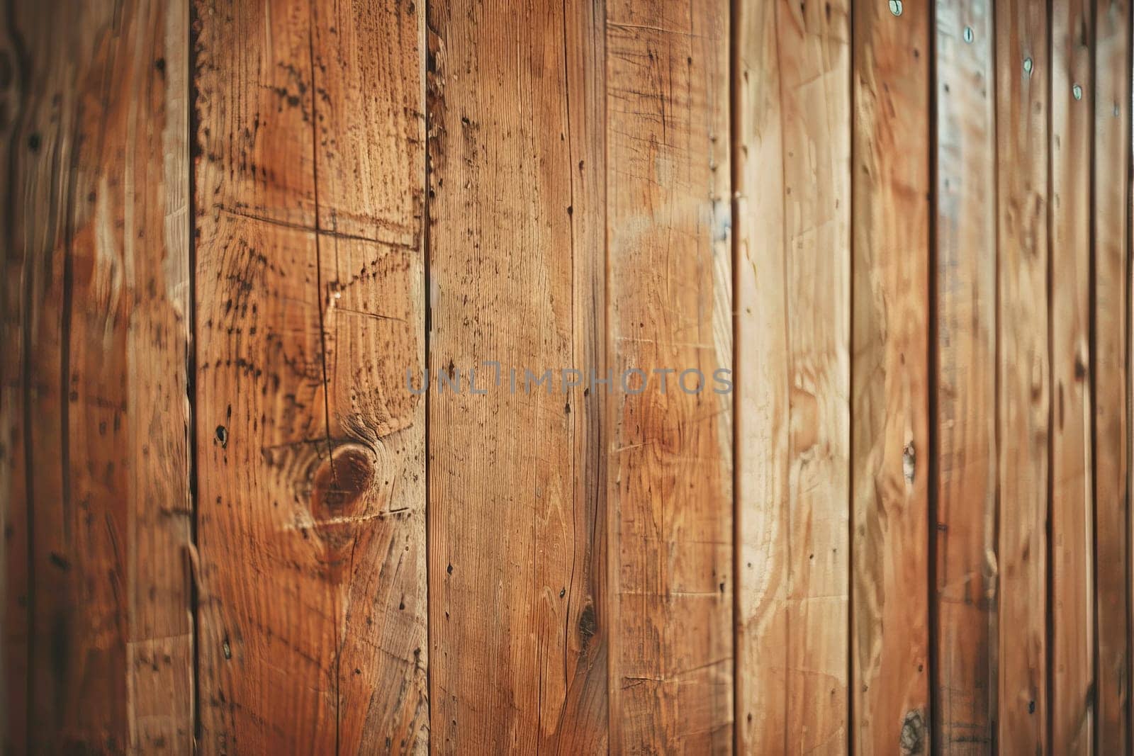 Close-up of vintage wood paneling texture, showcasing the retro charm and character