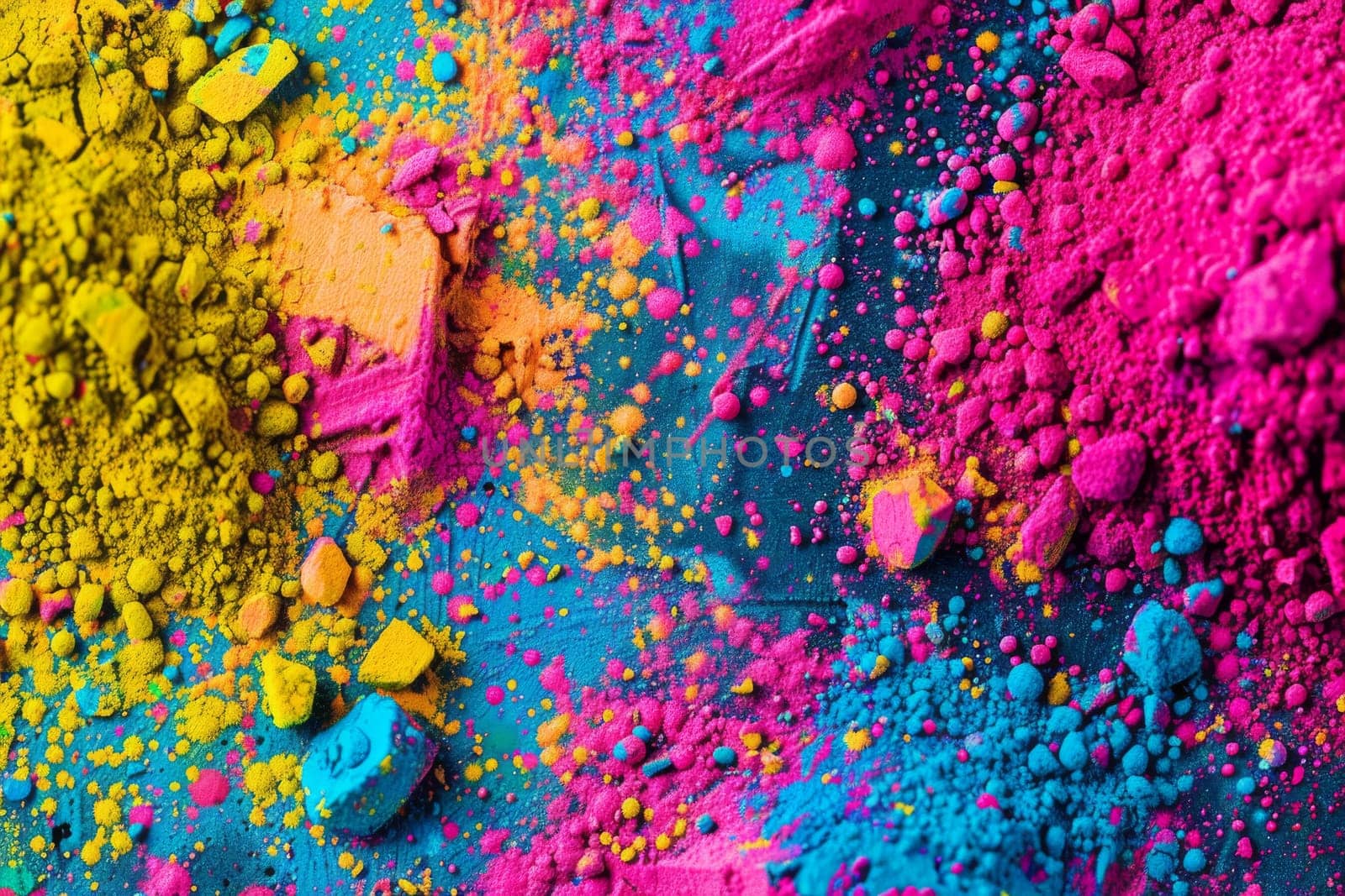 Colorful Holi background with vibrant hues and playful patterns