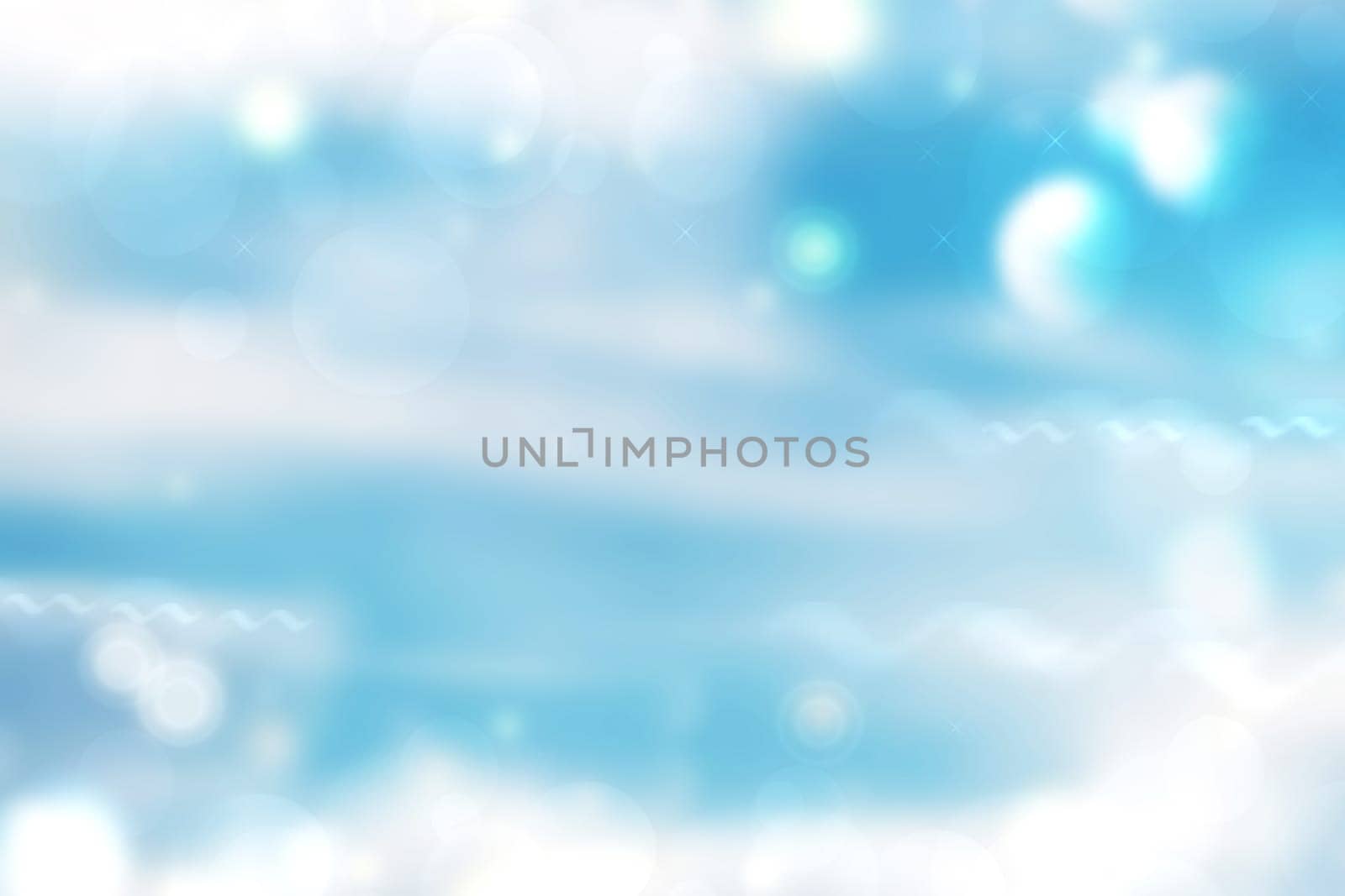 Abstract scene in universe. Abstract explosion stars on gradient light blue to turquoise and space cosmos galaxy universe background with colorful stars, nebula and planets. Space for your design. Concept astrology an science.
