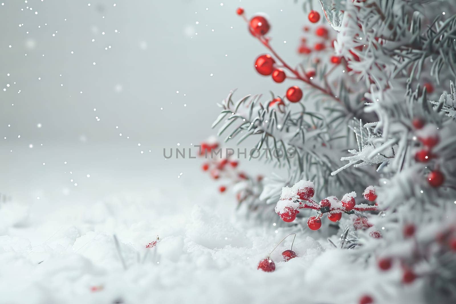Merry Christmas text against a transparent white surface, evoking festive cheer