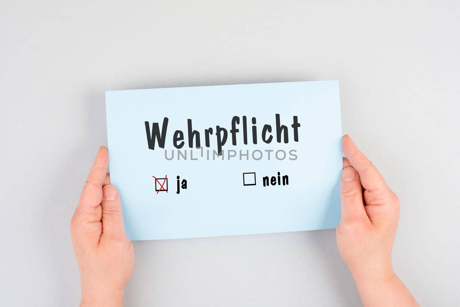 Military army service yes or no, german language, reform of the conscription, armed forces in Germany, recruiting soldiers