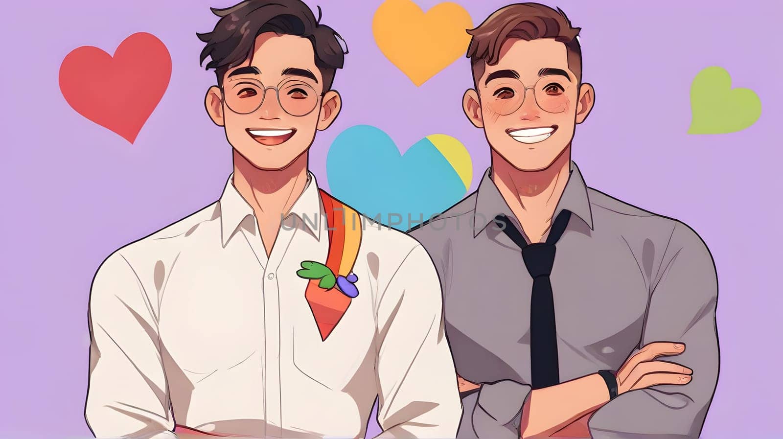 Couple of the gay men