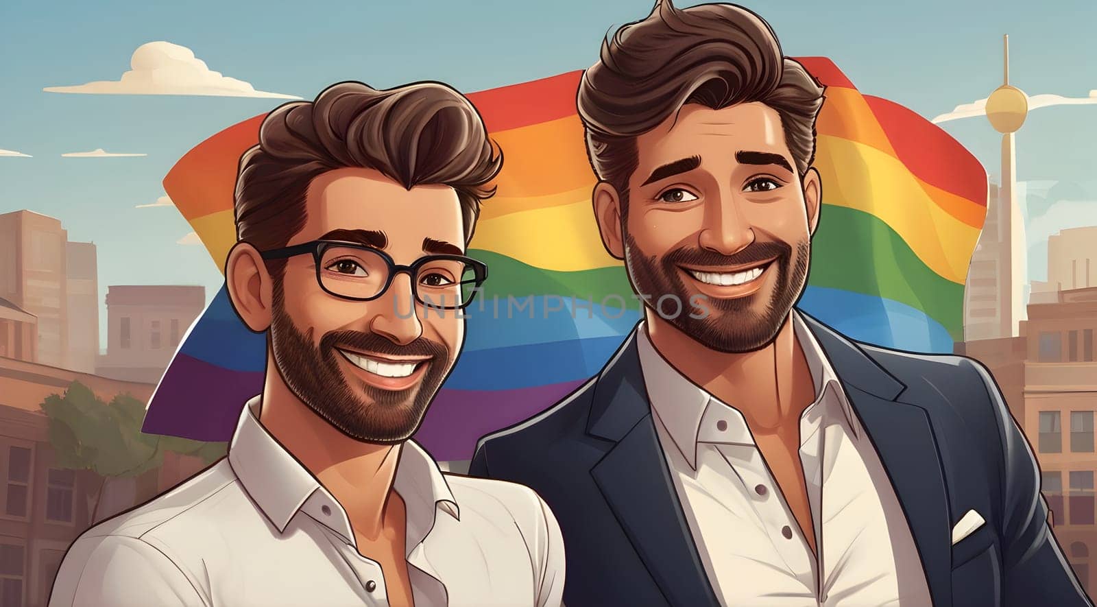 Couple of the gay men