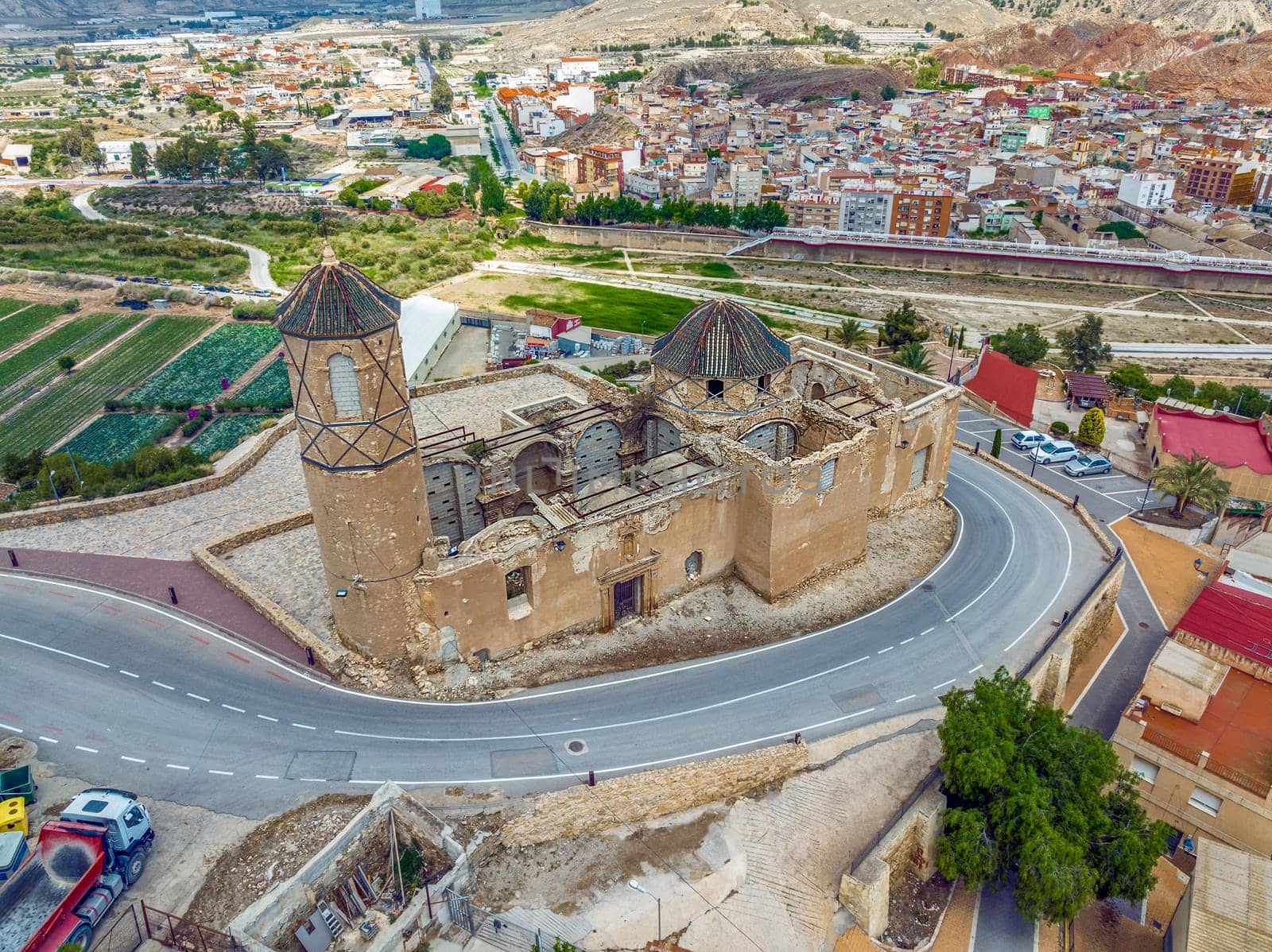 Church of San Juan in the city of Lorca in the province of Murcia Spain