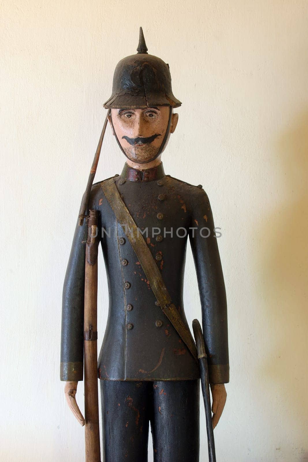 Soldier guarding God's tomb, Church of Our Lady of Health in Jadruhi, Croatia