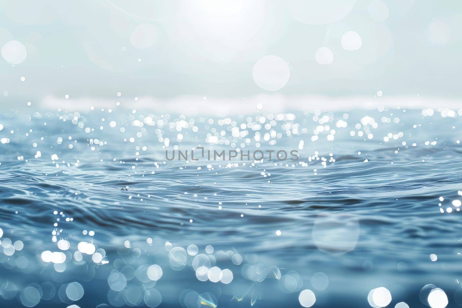 Twinkling ocean-like sparkles shimmering on a transparent white background, evoking images of underwater worlds