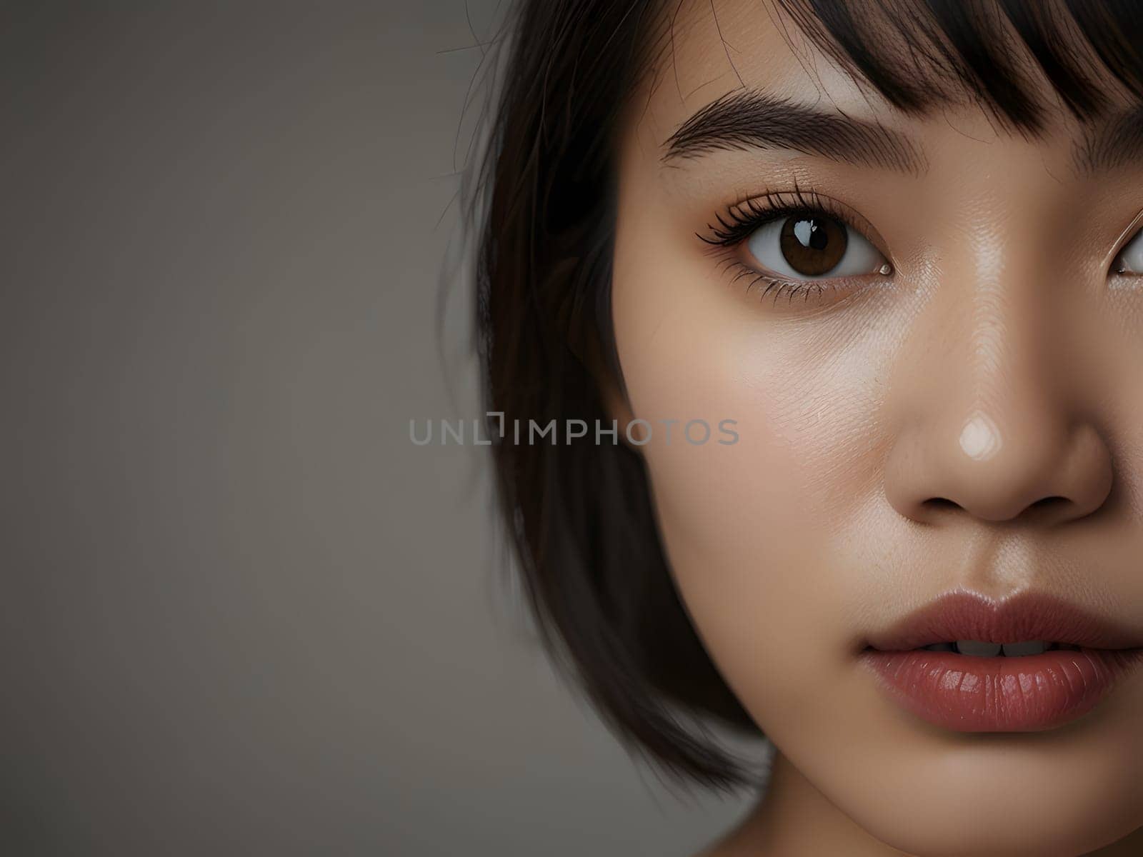 Beautiful fashion portrait of asian woman