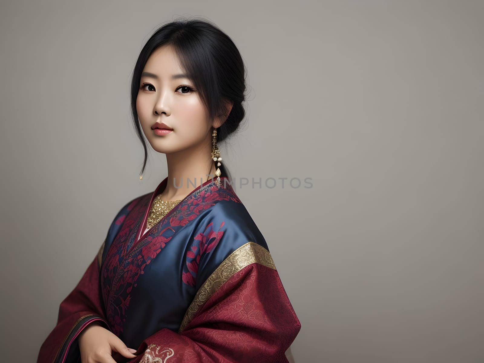 Beautiful fashion portrait of asian woman