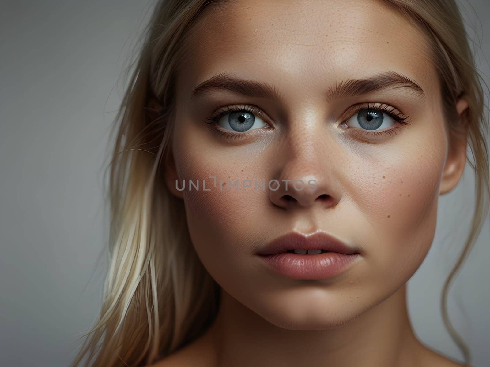 Beautiful portrait of Scandinavian woman