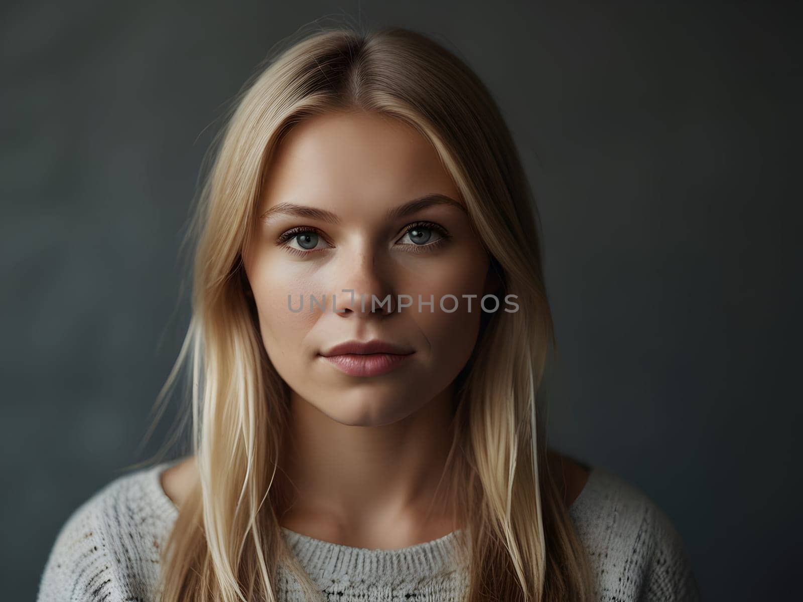 Beautiful portrait of Scandinavian woman