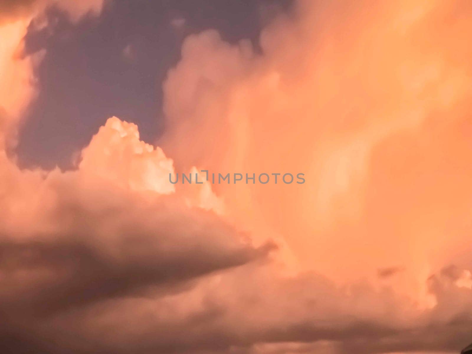a lightning in the sky
