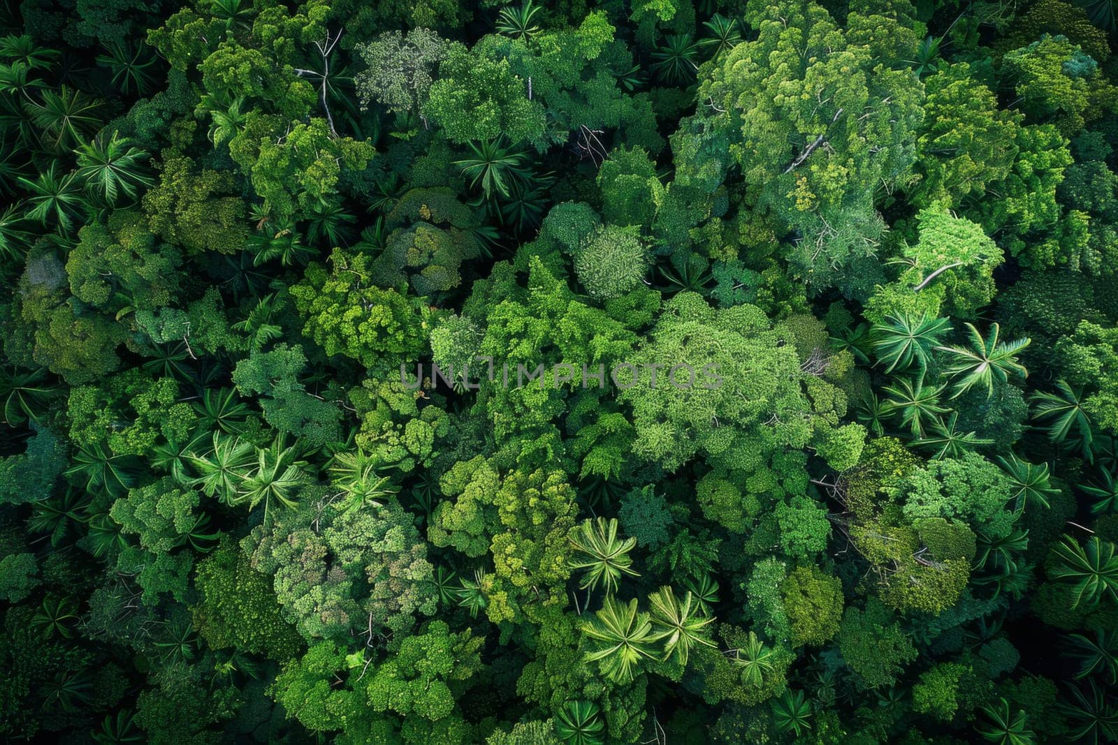 Lush green forest canopy, showcasing the beauty of untouched nature