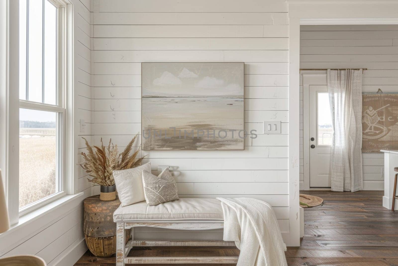 Rustic farmhouse wall decor on a transparent white canvas, adding rustic charm