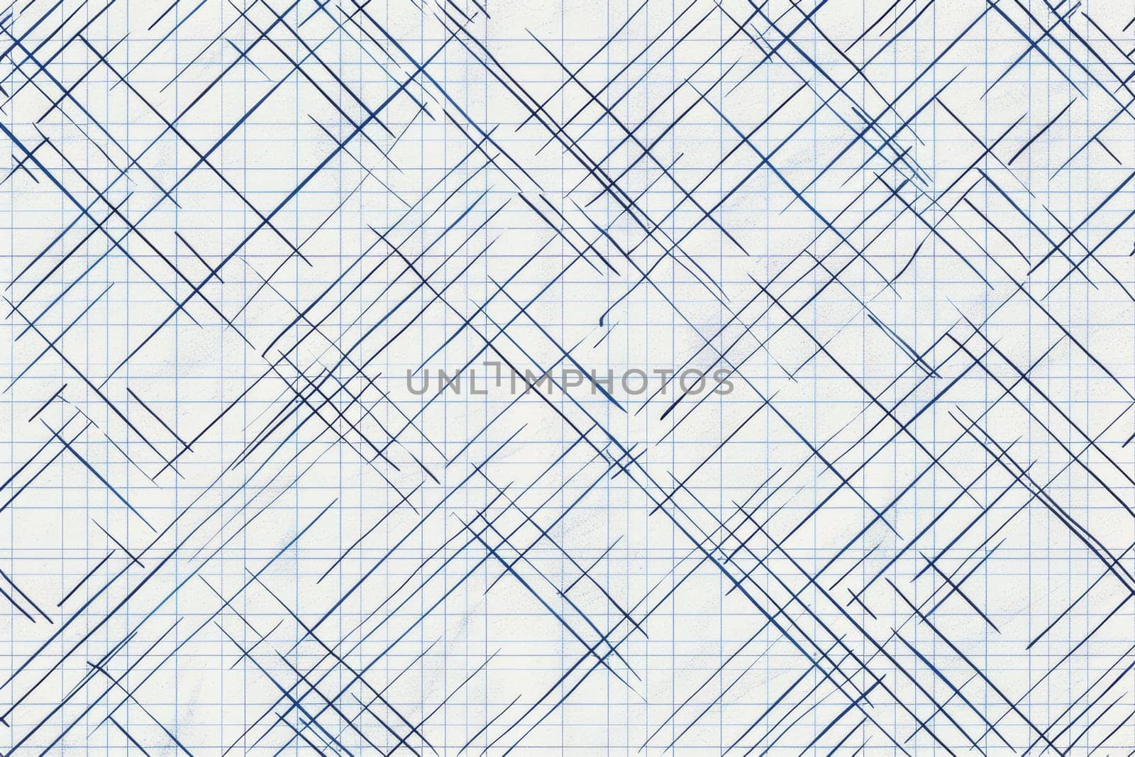 Seamless graph paper pattern with grids and axes for mathematical designs
