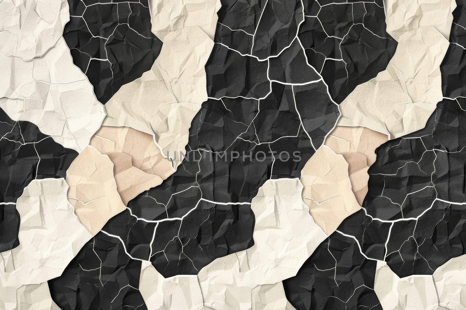 Seamless torn paper pattern with torn edges for a dynamic effect