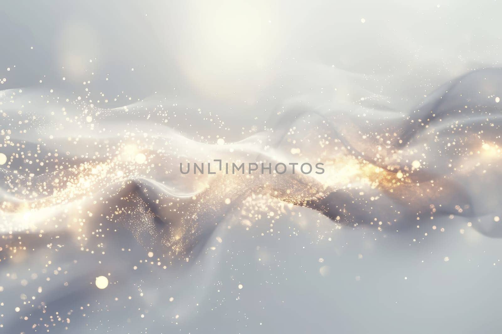 Sparkling comet-like sparkles streaking across a transparent white backdrop, adding dynamism and energy