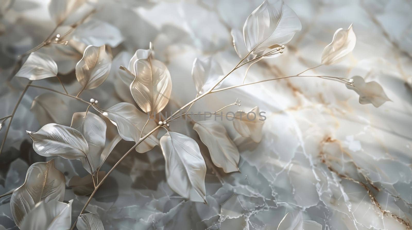 Sophisticated marble surface with transparency, ideal for creating a luxurious atmosphere