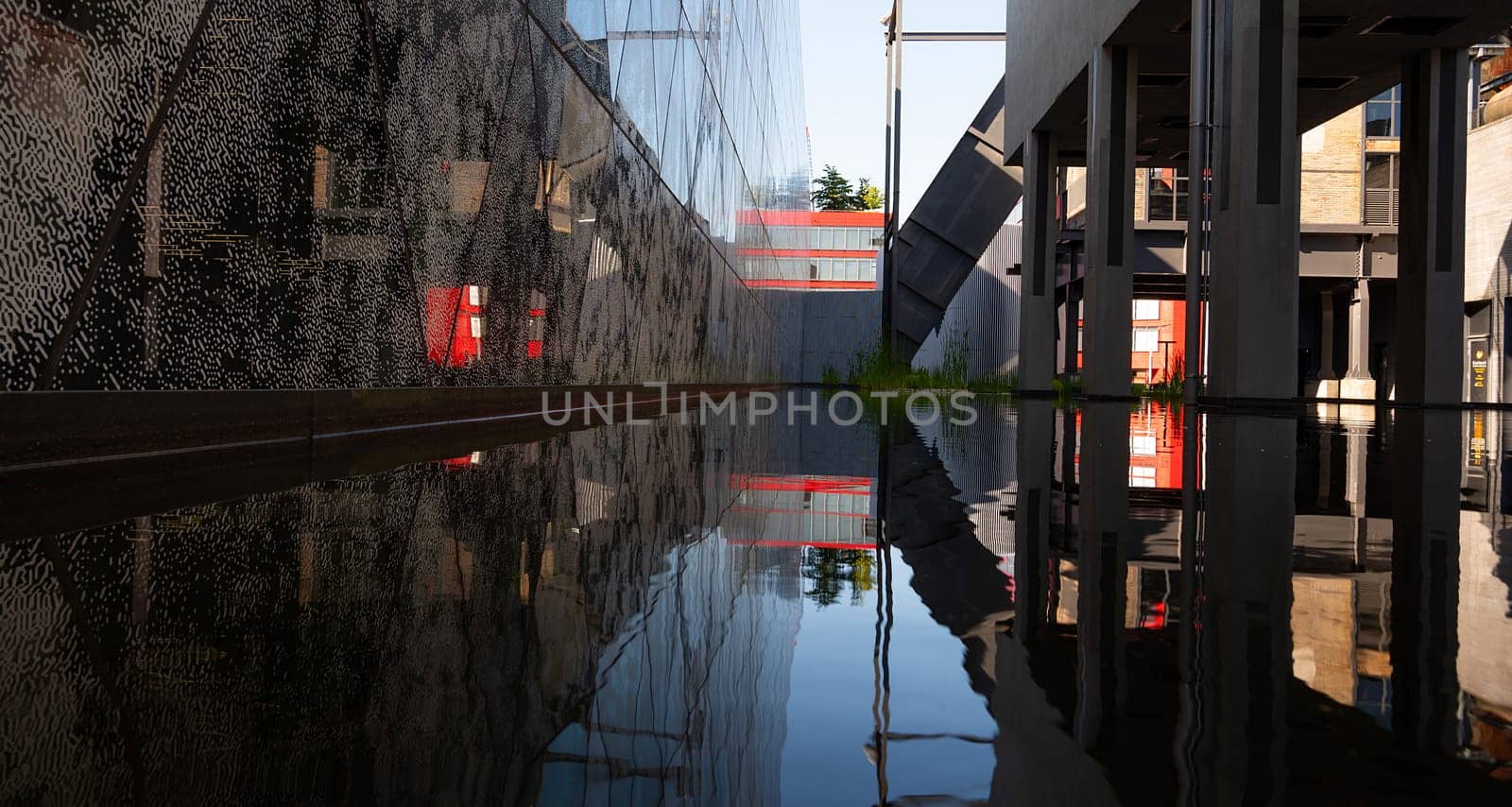 Le Fonds Belval Esch sur Alzette, center of the Luxembourg iron and steel industry, smelting works and blast furnace mixed with modern architecture, 10.06.2024