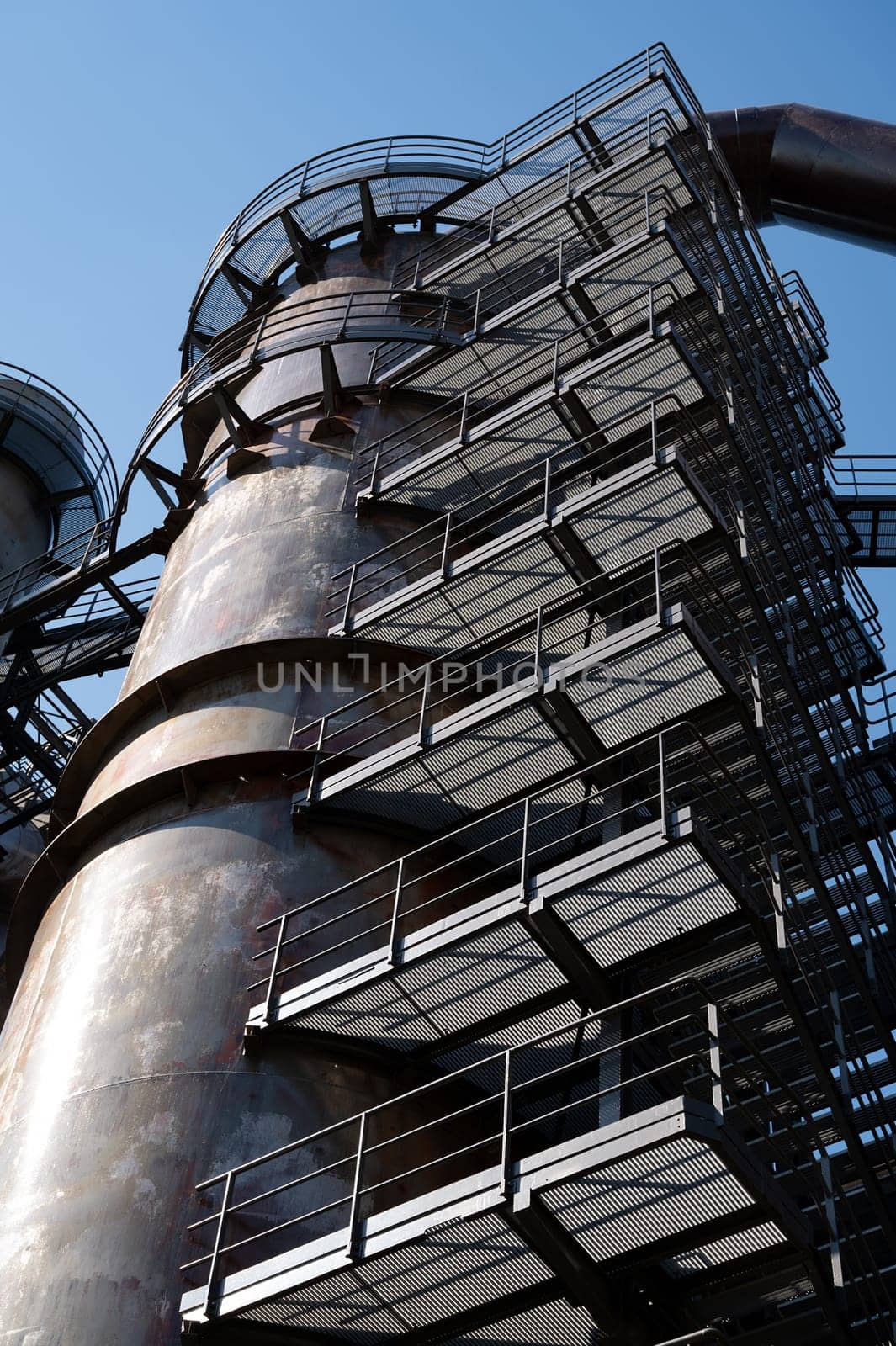 Le Fonds Belval Esch sur Alzette, center of the Luxembourg iron and steel industry, smelting works and blast furnace mixed with modern architecture, 10.06.2024