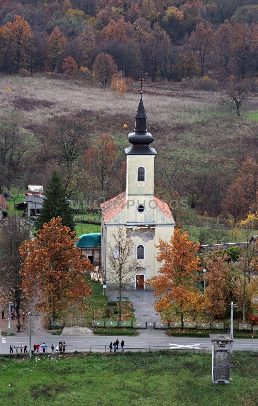 Parish church of St. Catherine of Alexandria in Komarevo, Croatia