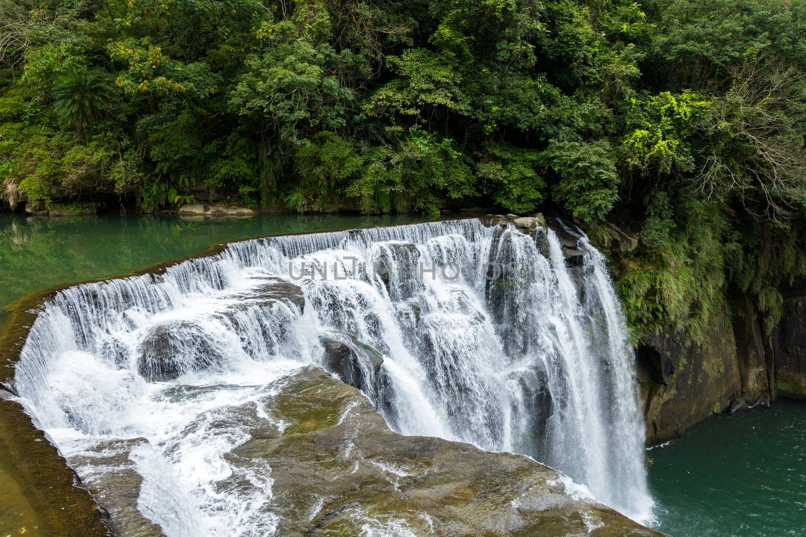 Shifen Waterfall in Pingxi District at Taiwan