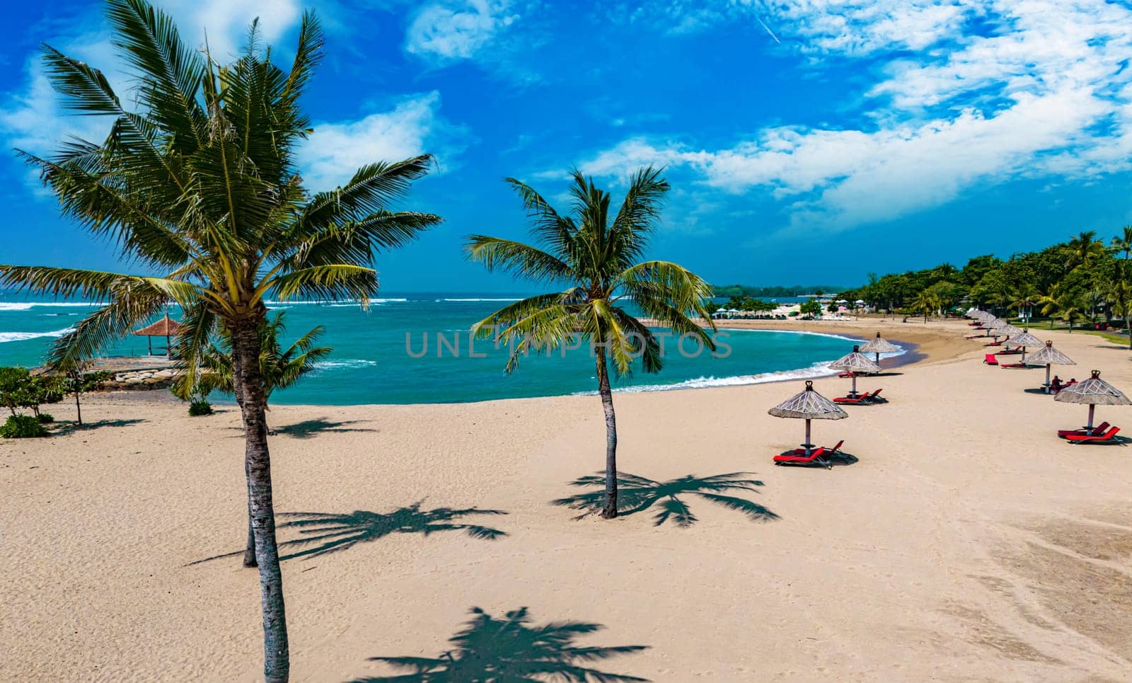 View of Nusa Dua resort area in the vicinity of Denpasar in southern Bali, Indonesia