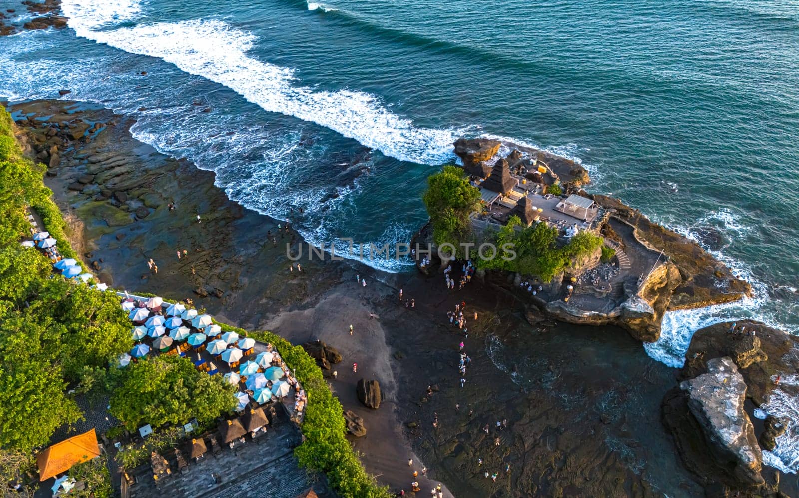 Cliff sea coast at Tanah Lot, Bali, Indonesia