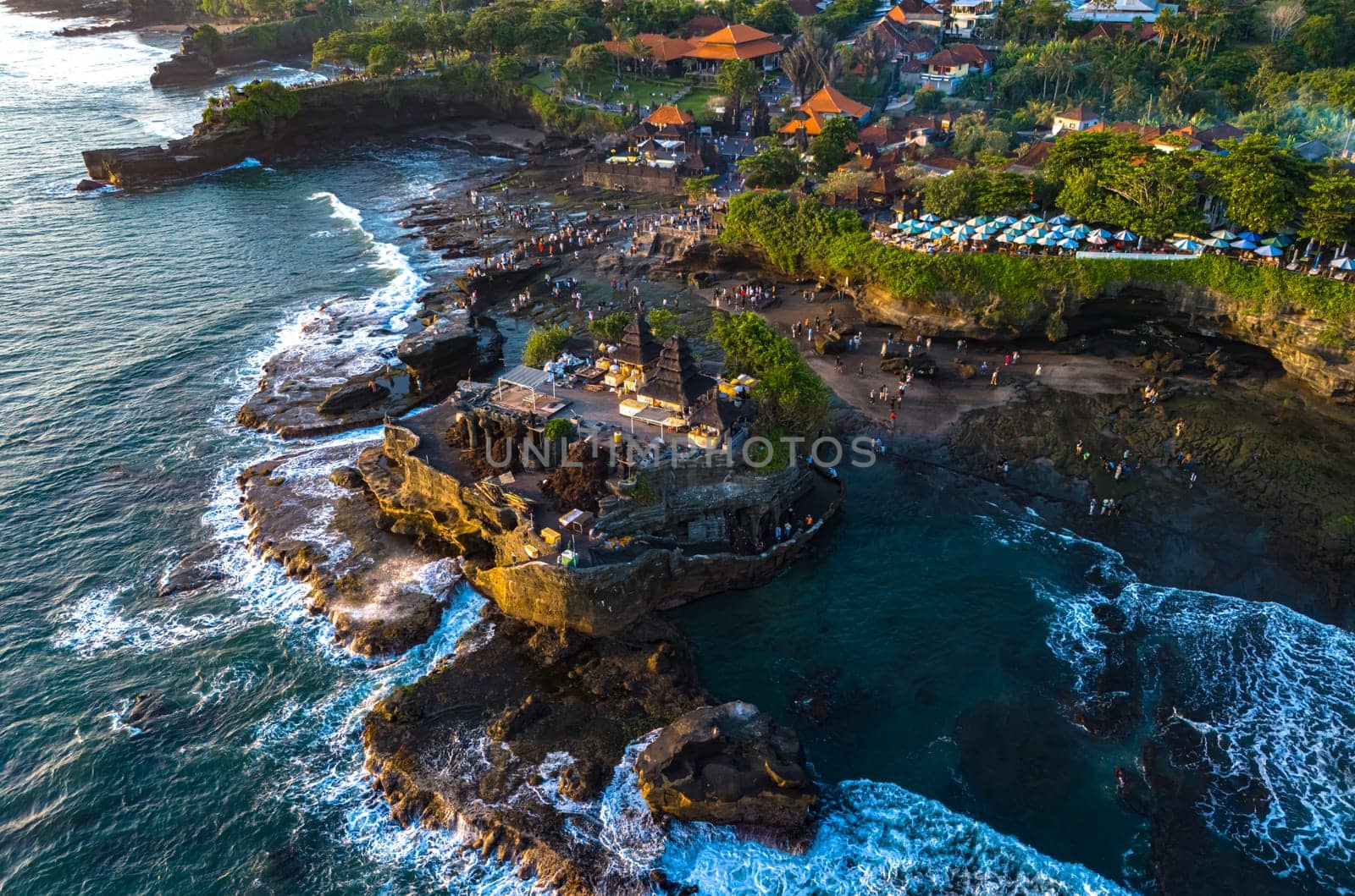 Cliff sea coast at Tanah Lot, Bali, Indonesia