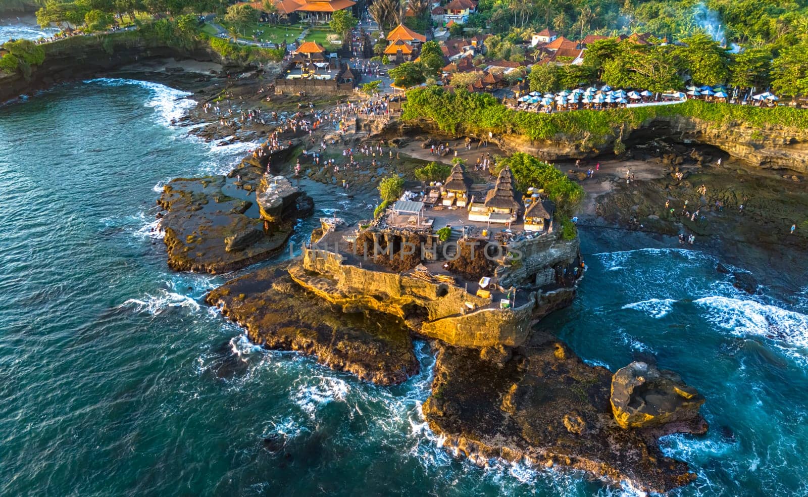 Cliff sea coast at Tanah Lot, Bali, Indonesia