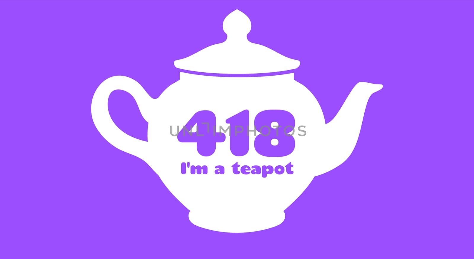 418 I'm a teapot error. Vector layout web