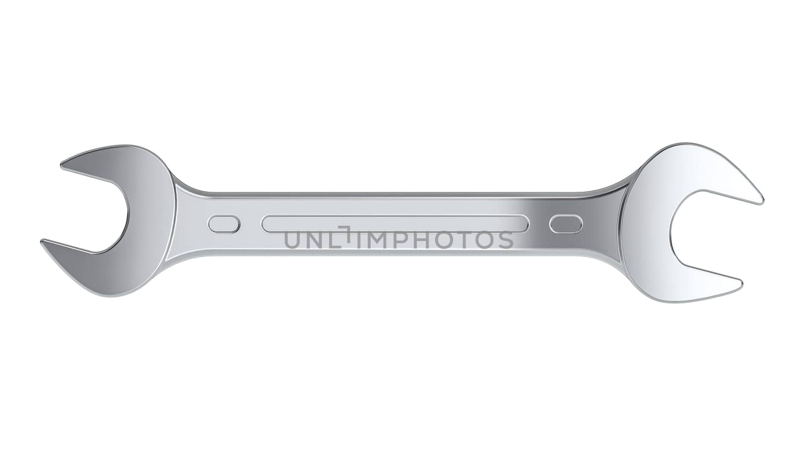 tool metallic wrench isolated on a transparent backdrop