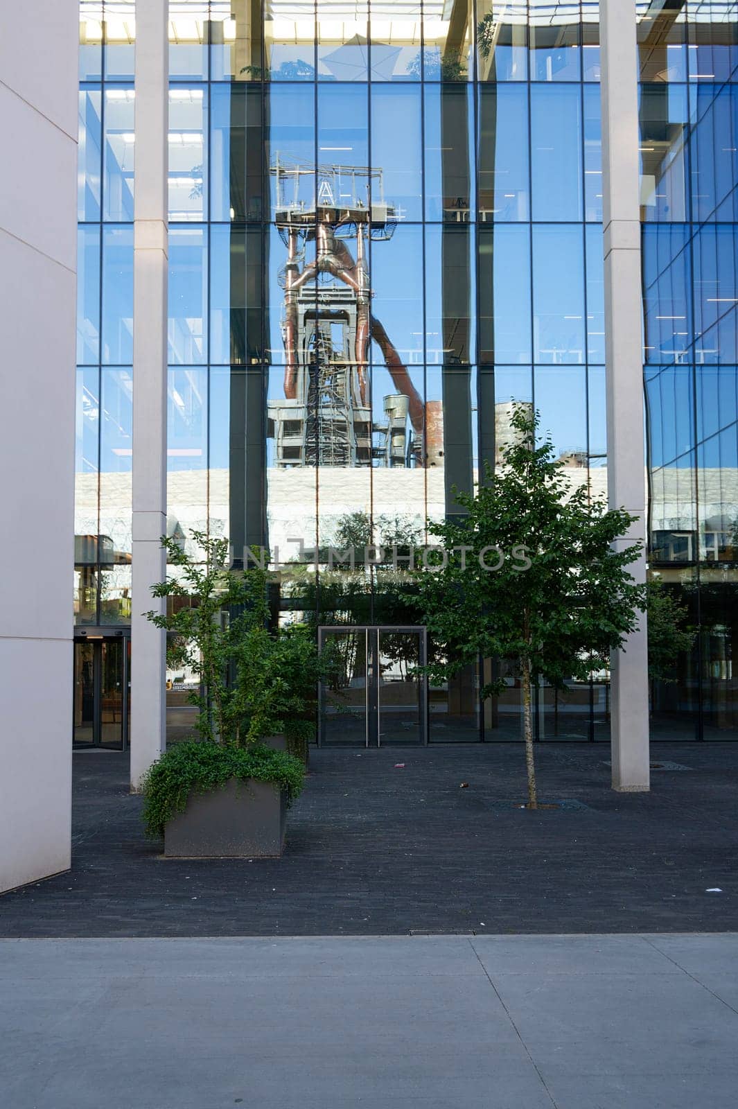 Le Fonds Belval Esch sur Alzette, center of the Luxembourg iron and steel industry, smelting works and blast furnace mixed with modern architecture, 10.06.2024