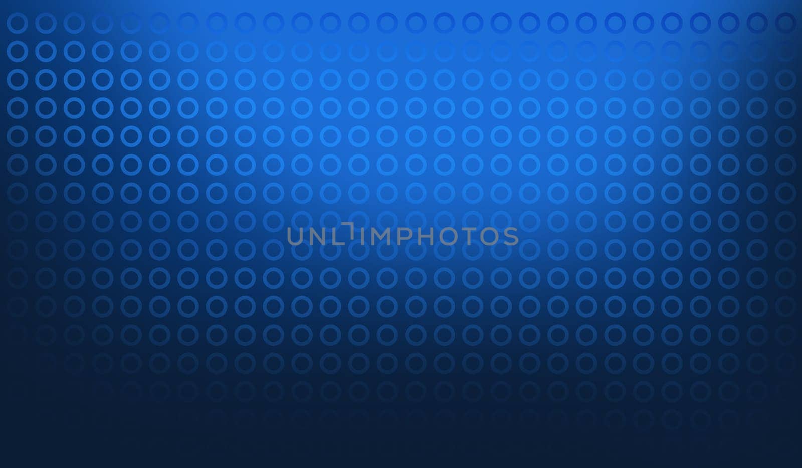 Abstract blue theme background with dots, 3d illustration