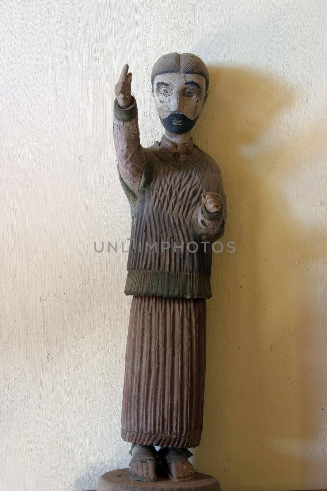 Statue of Saint in the Church of Our Lady of Health in Jadruhi, Croatia