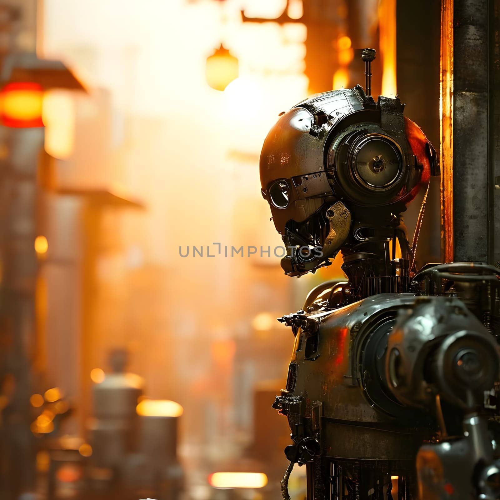 futuristic future humanoid robots in series production