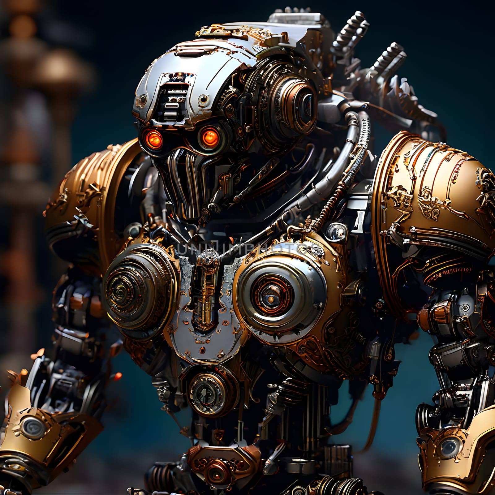 futuristic future humanoid robots in series production