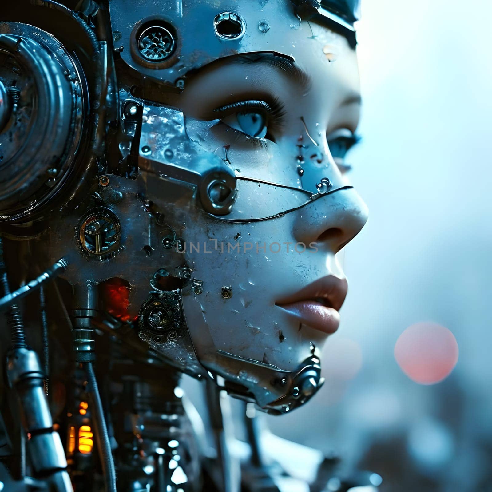 futuristic future humanoid robots in series production