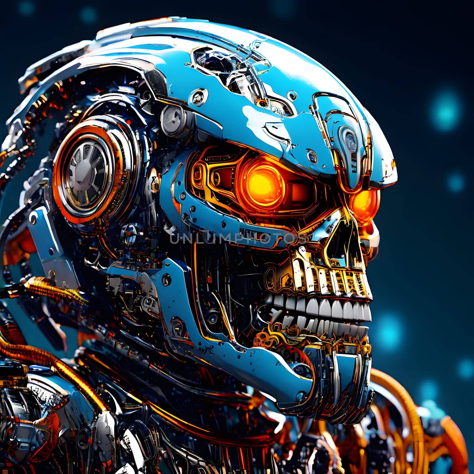 futuristic future humanoid robots in series production