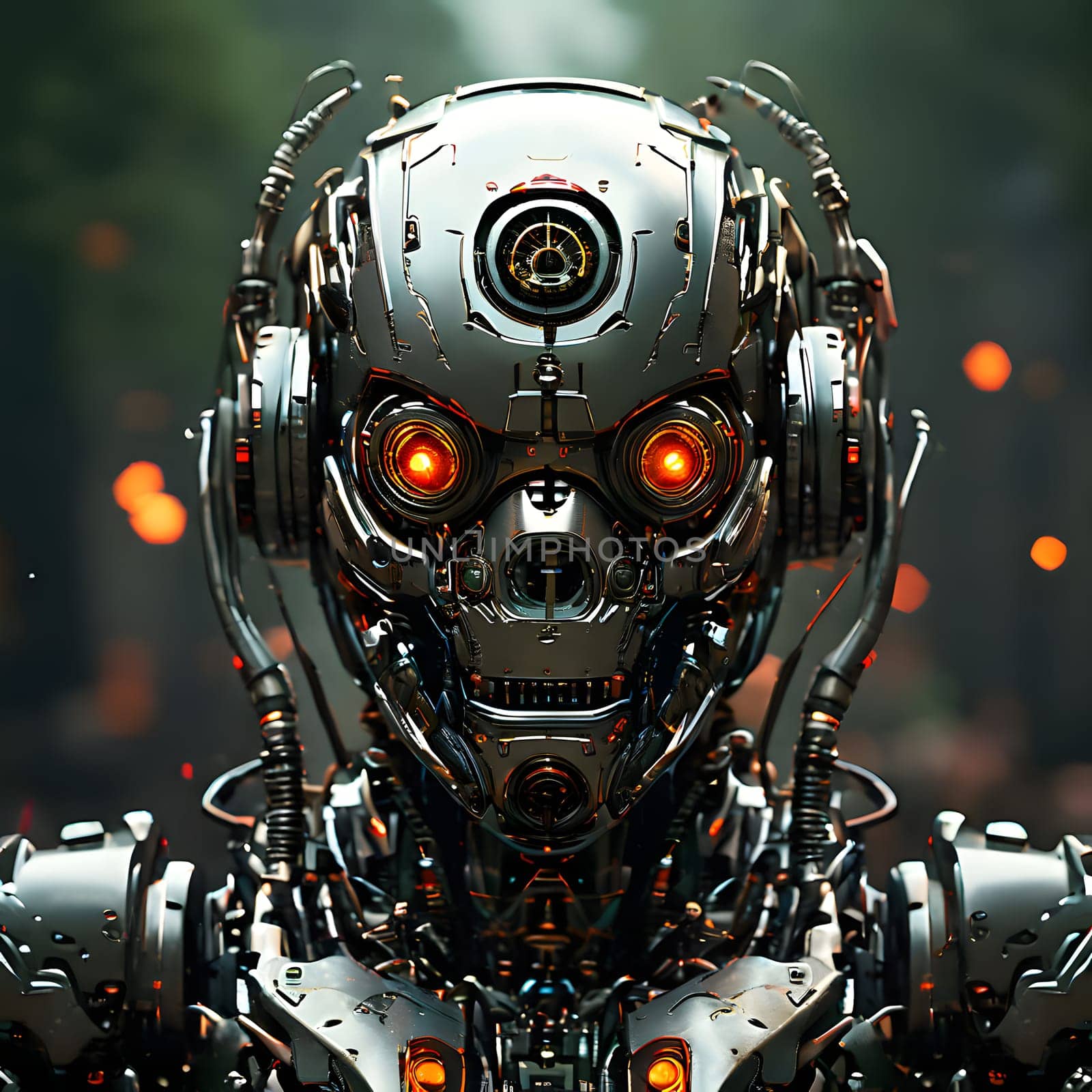 futuristic future humanoid robots in series production