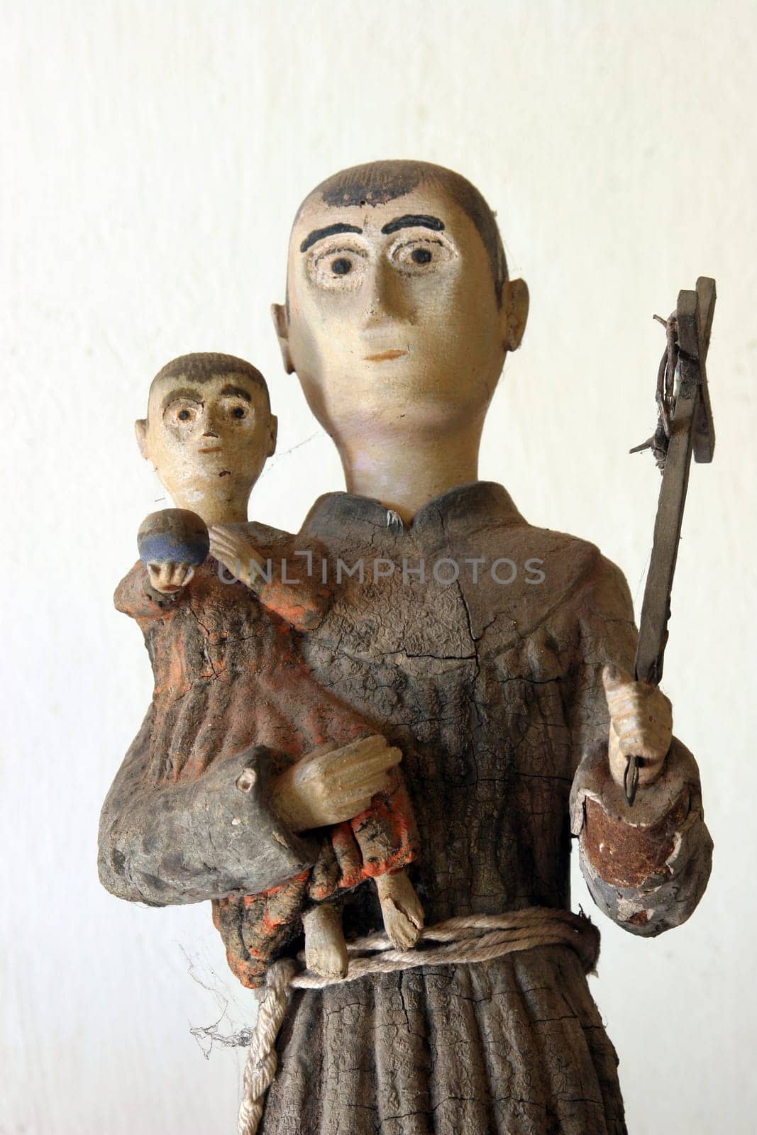 Statue of Saint in the Church of Our Lady of Health in Jadruhi, Croatia