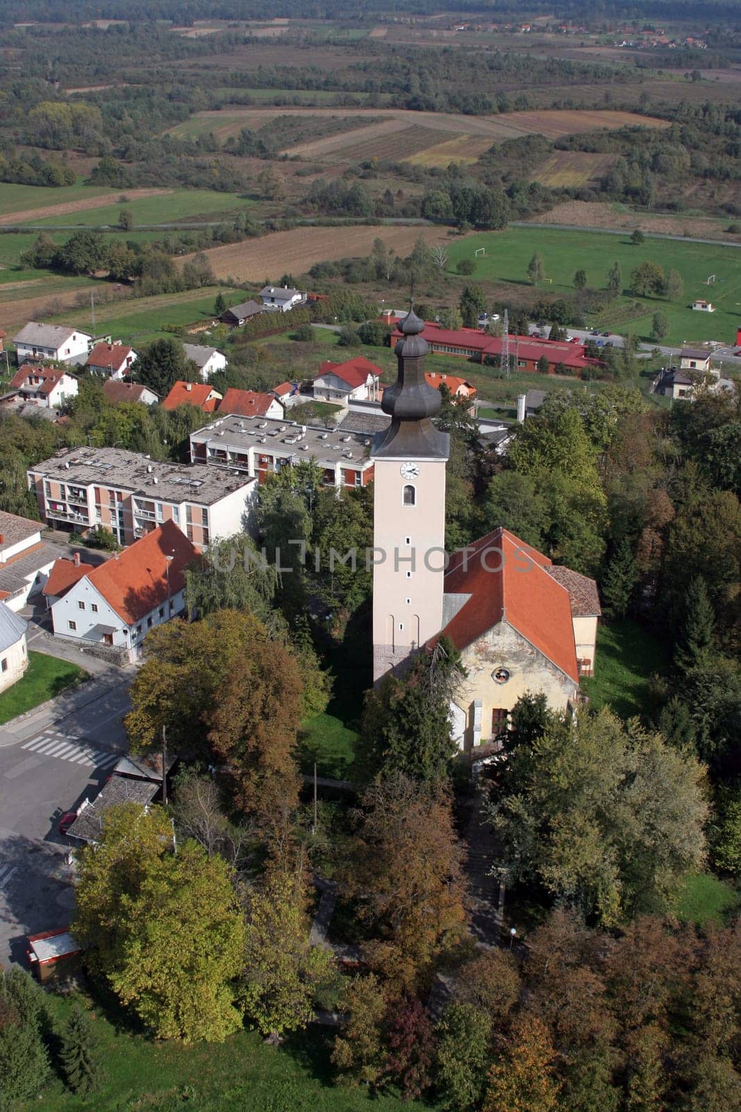 Parish Church of Exaltation of the Holy Cross in Kriz, Croatia