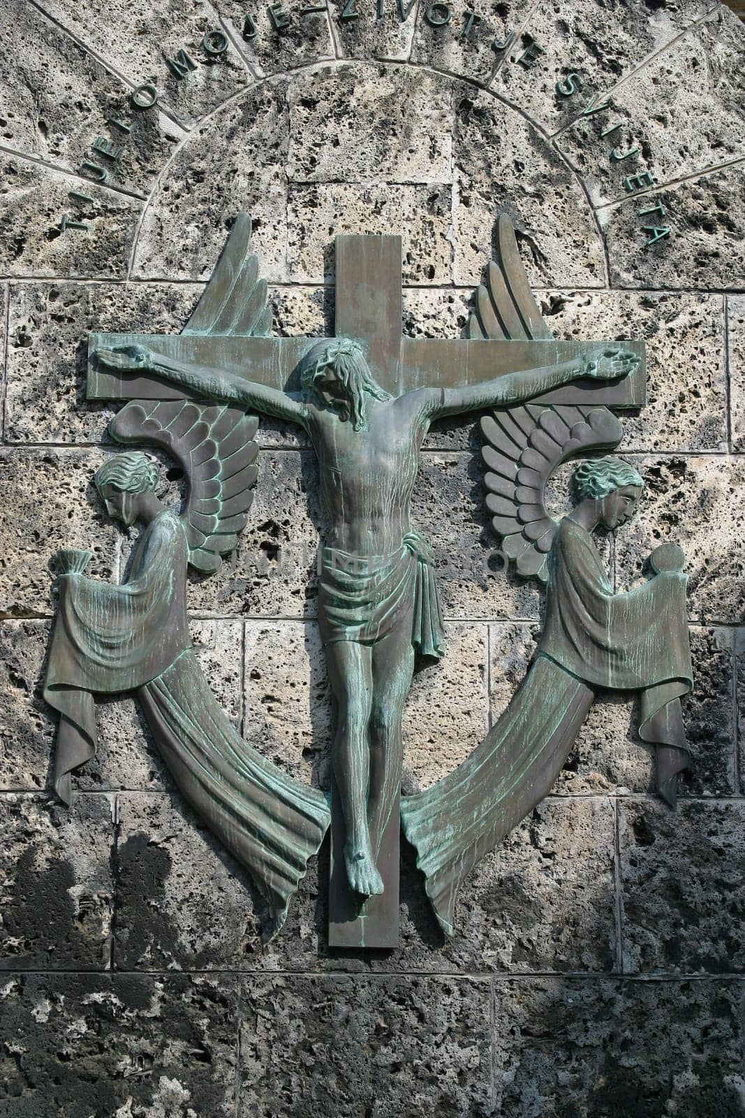 Crucifixion, Basilica Assumption of the Virgin Mary in Marija Bistrica, Croatia