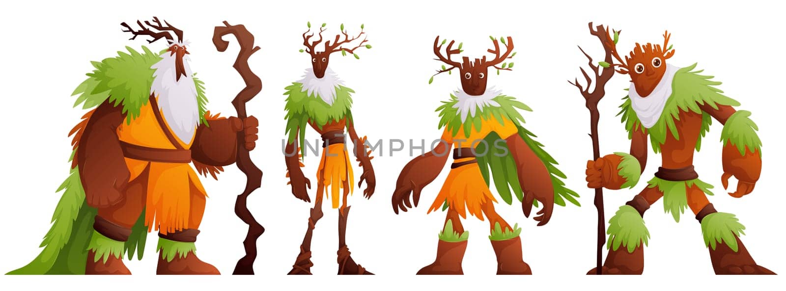Forest Guardian Characters in Fantasy Art