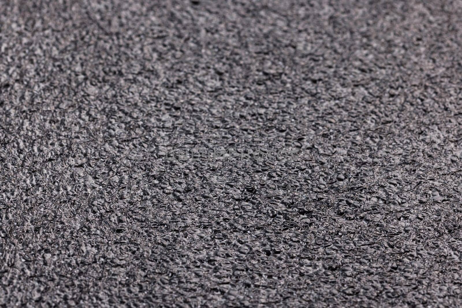 Black high-impact closed-cell polyethylene black foam closeup full-frame view. Specifically designed packing material.