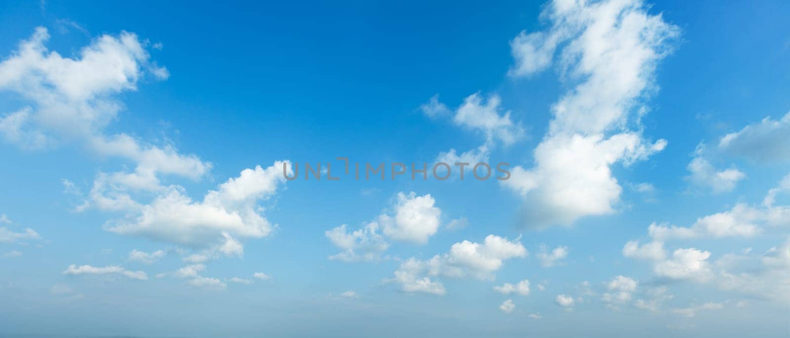 Peaceful and serene sky with clouds background